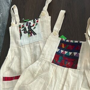 Embroidered FESTIVE/Mexican Overalls